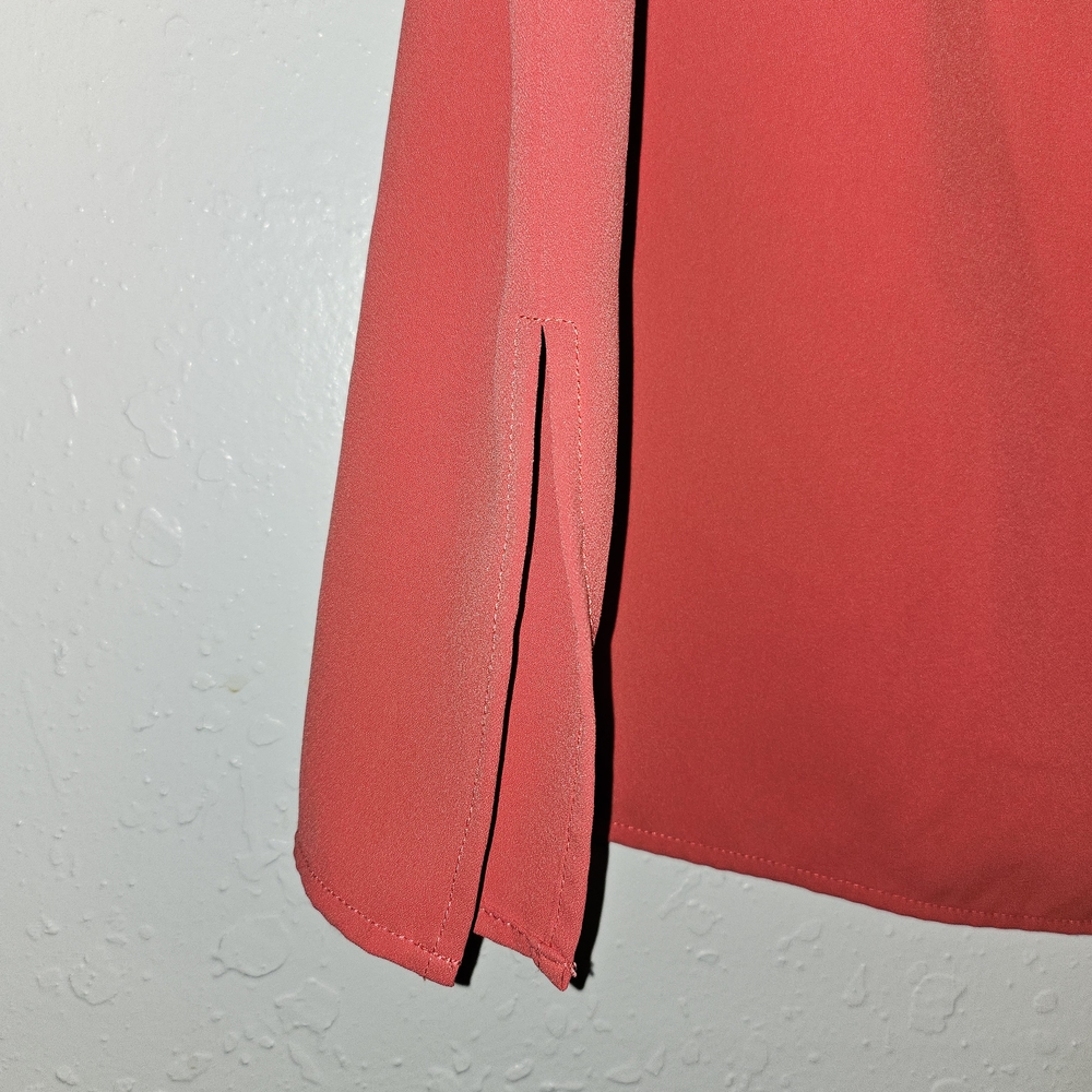 Ming Wang Coral Sleeveless Smocked-Neck Camisole - Picture 6 of 7